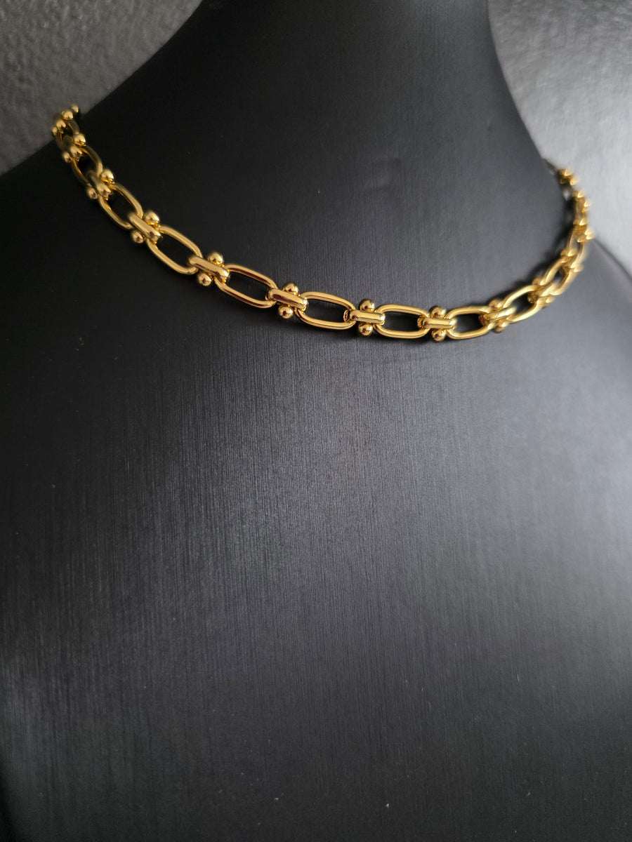 COLLANA BYZANCE maglia piatta