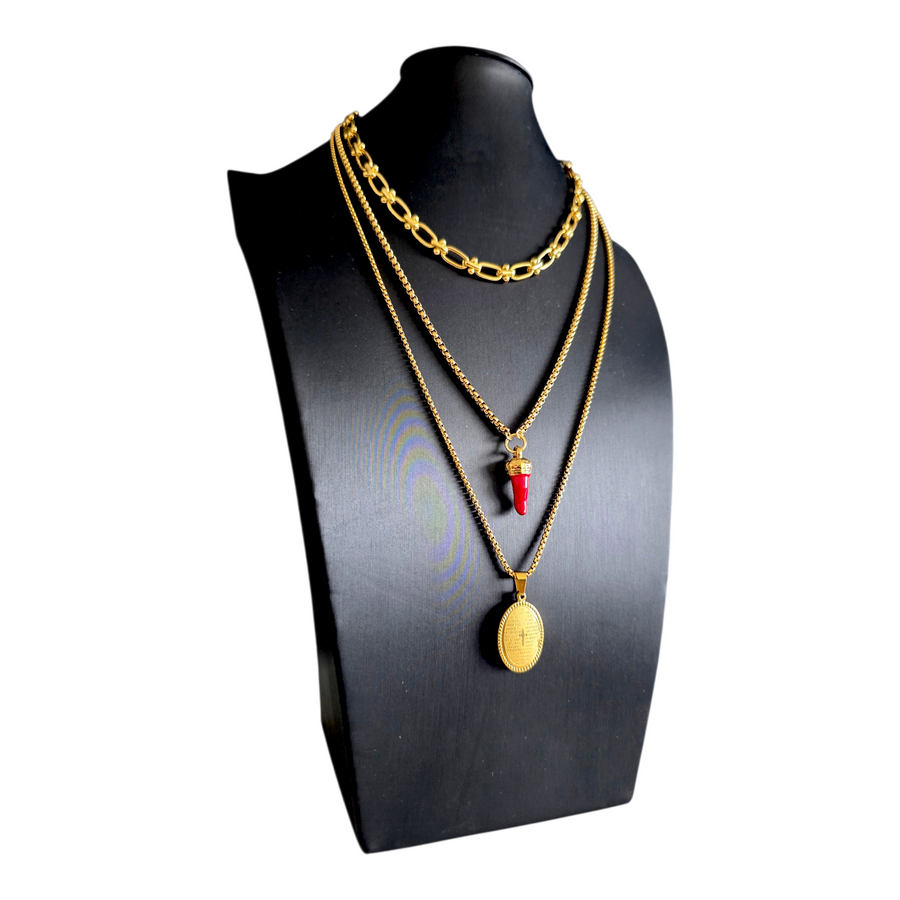 COLLANA BYZANCE maglia piatta